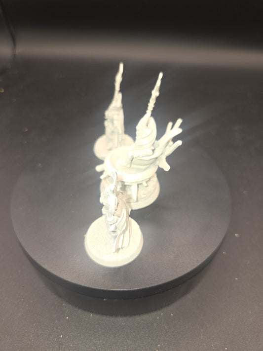 40K Tau Empire Aun'Va Master of the Undying Spirit & 2 Ethereal Guard1