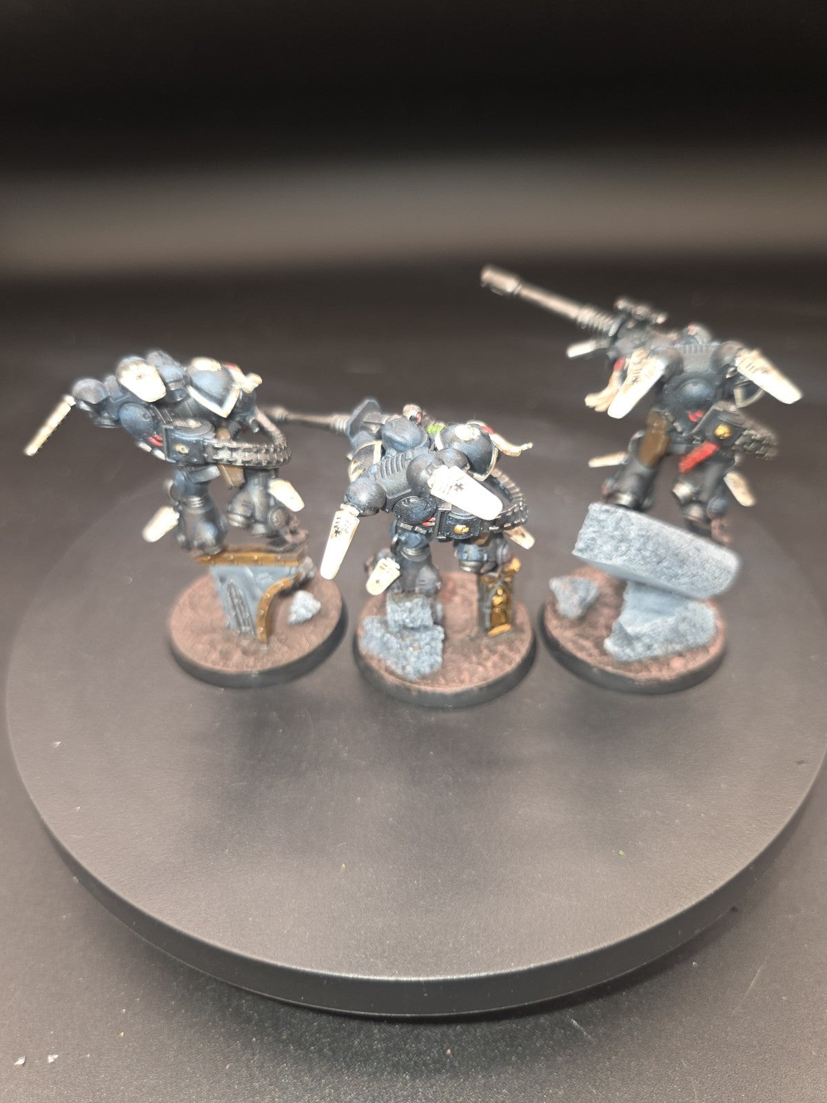 SPACE MARINES Black templar Suppressors  Warhammer 40K 1404 well painted & based2