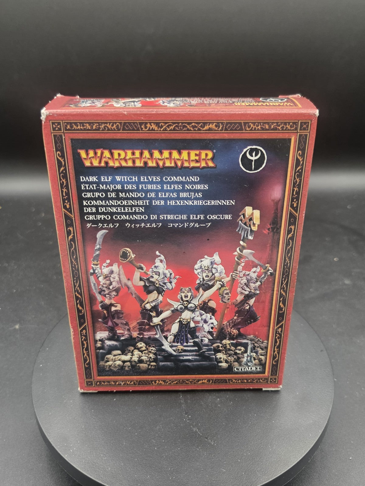 Warhammer Metal Dark Elf Witch Elves Command Metal NiB0