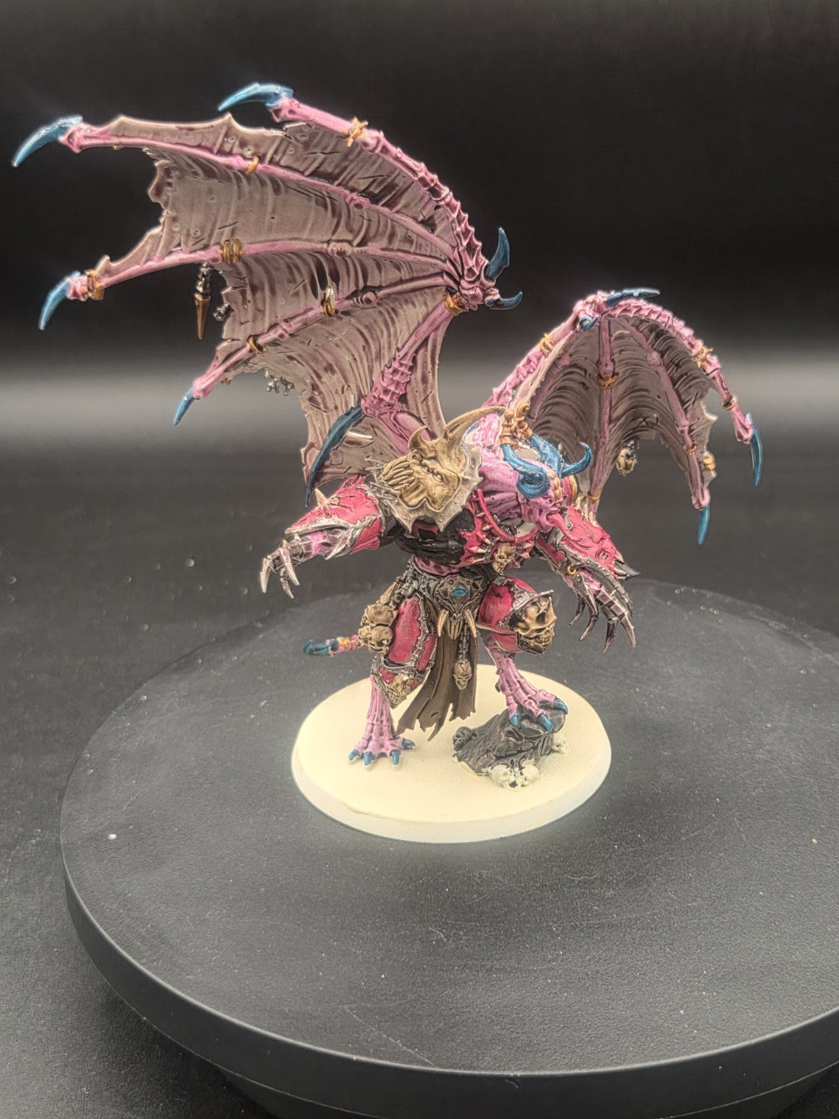 warhammer 40k Tzeench Demon Prince w/wings Tabletop Ready Painted 0