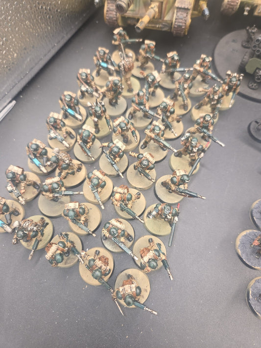Warhammer 40K Astra Militarum Imperial Guard Army Lot - Well Painted 1800 pts1