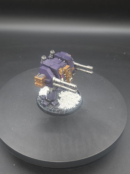 Emperor's Children Venerable Dreadnaught with Mortis pattern Autocannons0