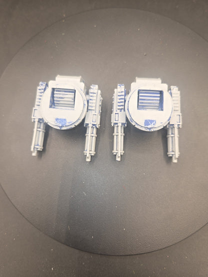 40k Space Marine Razorback Forgeworld Assault Cannon Turret x2  OOP2