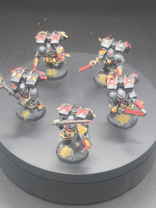 BLOOD ANGELS 5 Death Company With Jump Pack #16 Well PAINTED Warhammer 40K0