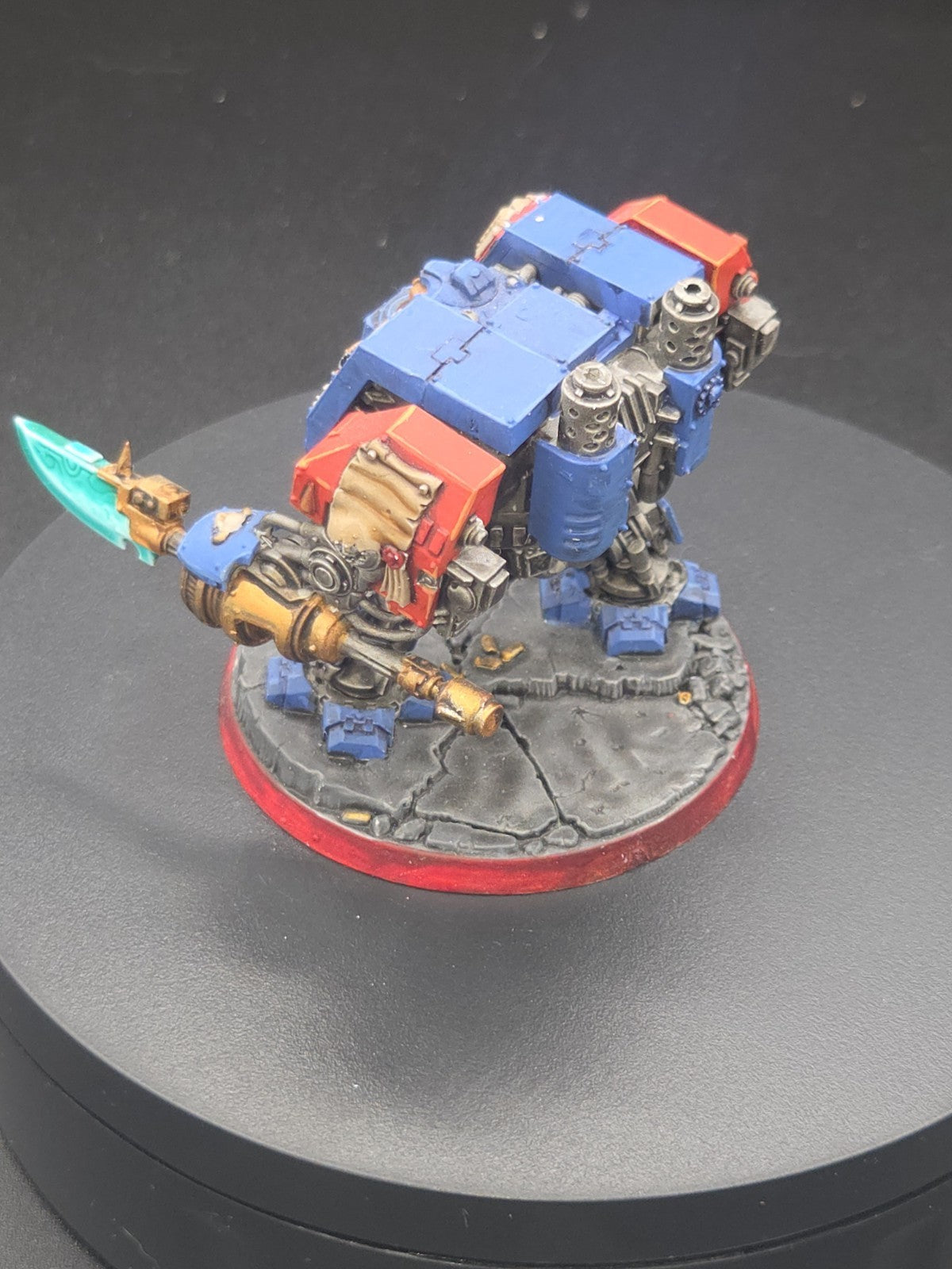 OOP Librarian Dreadnought Blood Angels Warhammer 40k Space Marines Table Ready2