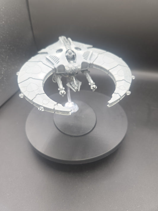 Warhammer 40k - Necron Night Scythe well built ready for paint0