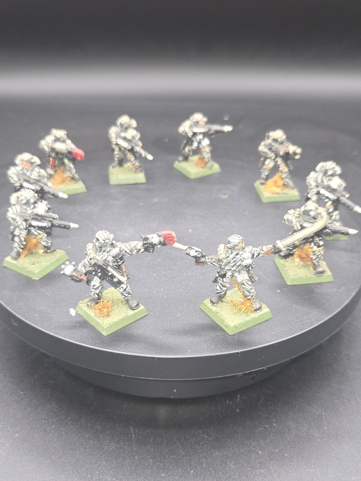 Games Workshop Warhammer 40k Inquisitorial Storm Troopers Metal Lot of 10 OOP0