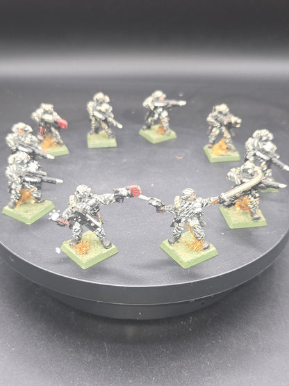Games Workshop Warhammer 40k Inquisitorial Storm Troopers Metal Lot of 10 OOP0
