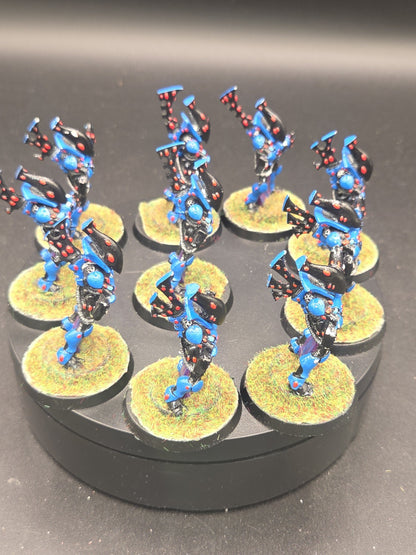 Warhammer 40k Aeldari - Eldar Wraithguard x 10 - Metal OOP Well Painted3