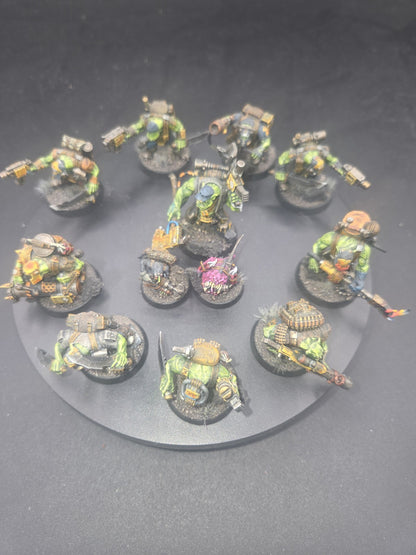 US Duty Paid ORK KOMMANDOS KILL TEAM Well Painted Tabletop Ready 0