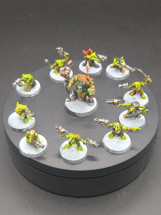 ORKS  Gretchin With Runtherd nicely painted Warhammer 40K 0