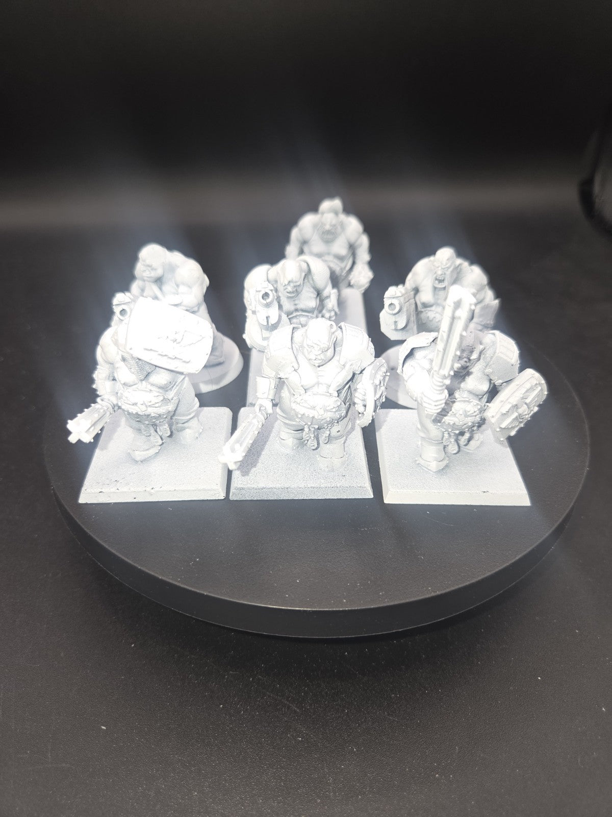 Warhammer 40k: Ogryn kitbash Lot (6 Ogryn + Leader Nork Deddog ) Made from Ogors1