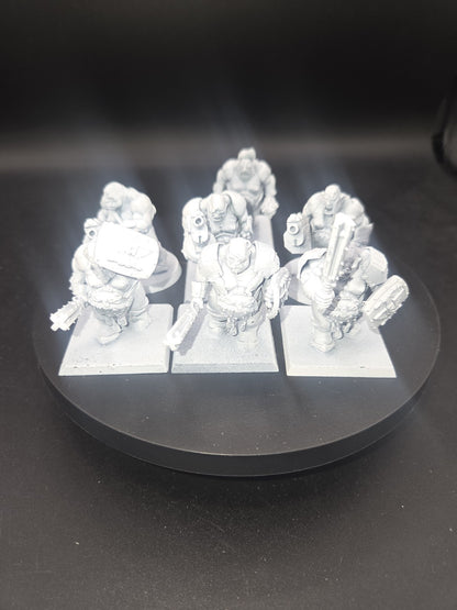 Warhammer 40k: Ogryn kitbash Lot (6 Ogryn + Leader Nork Deddog ) Made from Ogors1