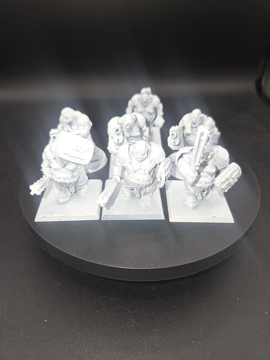 Warhammer 40k: Ogryn kitbash Lot (6 Ogryn + Leader Nork Deddog ) Made from Ogors1