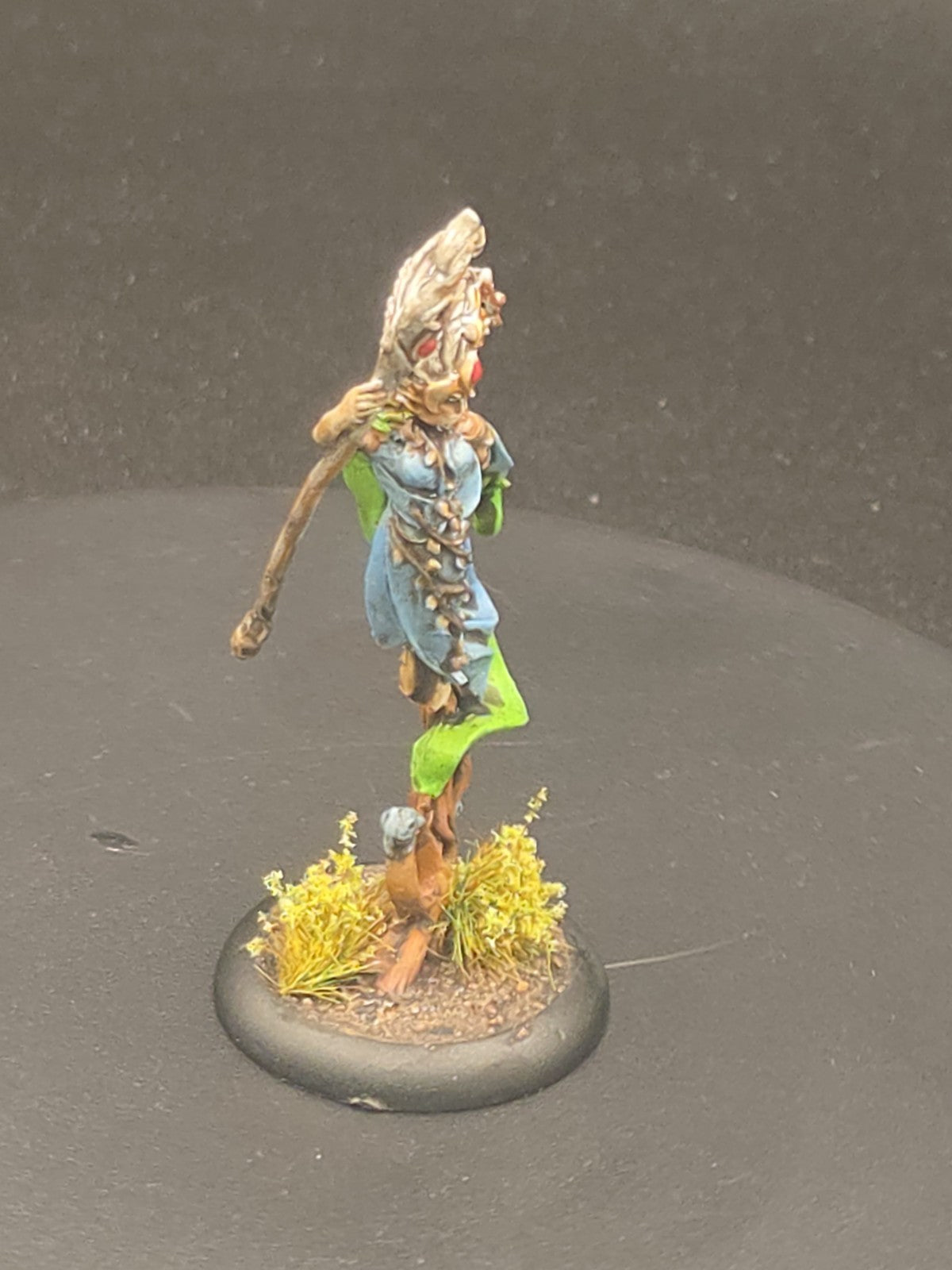 Warhammer Wood Elves metal WOOD ELF FEMALE SPELLWEAVER Painted Citadel 349493