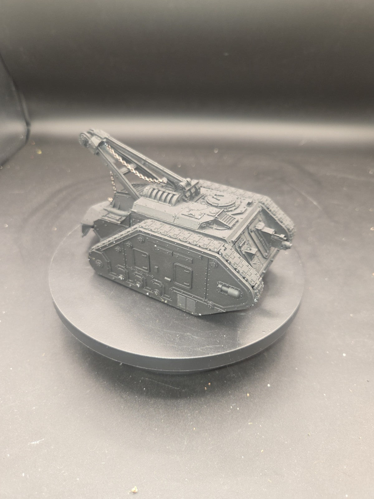 Display Painted Death Korps of Krieg Atlas Recovery Vehicle Tank Warhammer 40K0