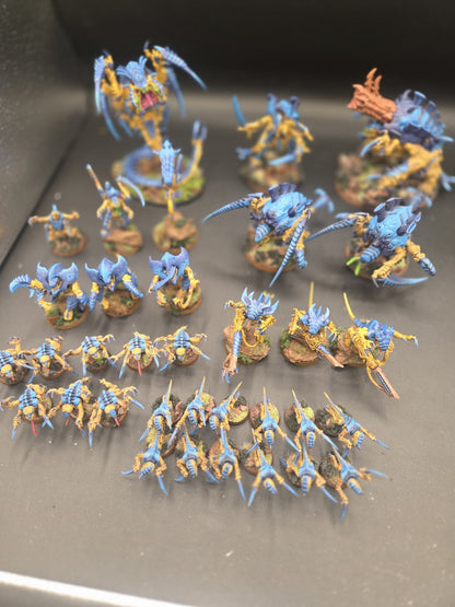 Warhammer 40K Tyranids Army Nicely Painted & Nicely Based  1750 ish points3
