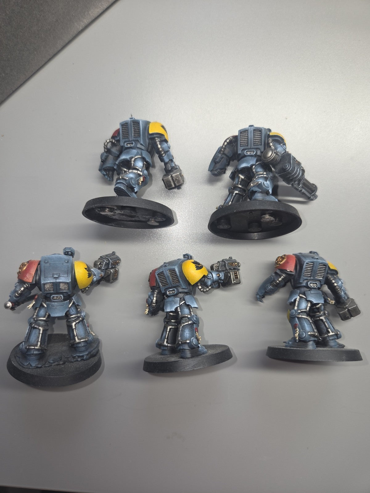 5x Space Wolves Terminators, very well Painted, 1
