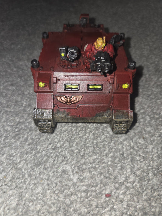 BLOOD ANGELS Rhino Tank #1 WELL PAINTED Warhammer 40K0