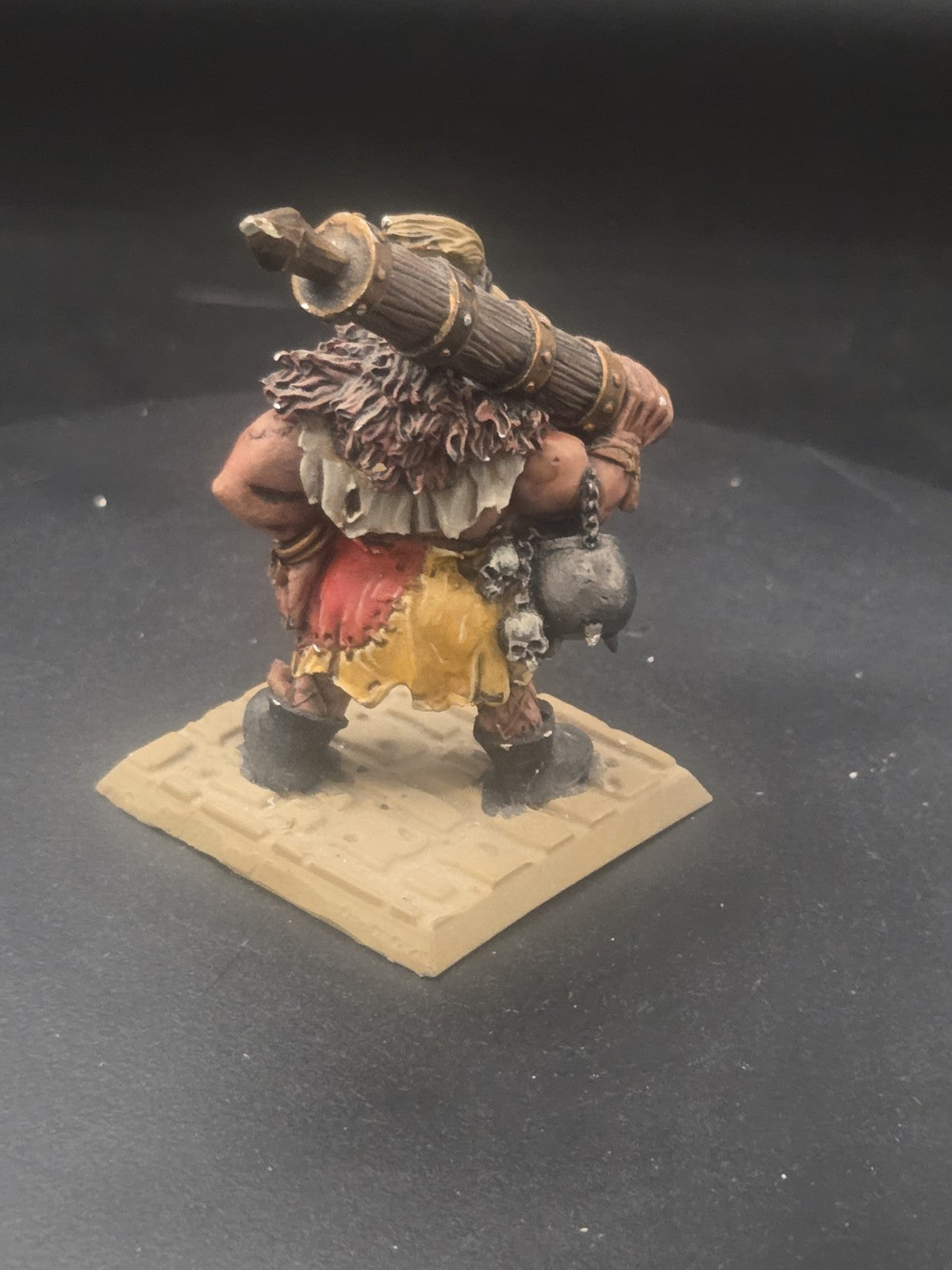 Warhammer AoS Ogor Mawtribes FEMALE OGRE MANEATER OOP metal Well Painted ***RARE3