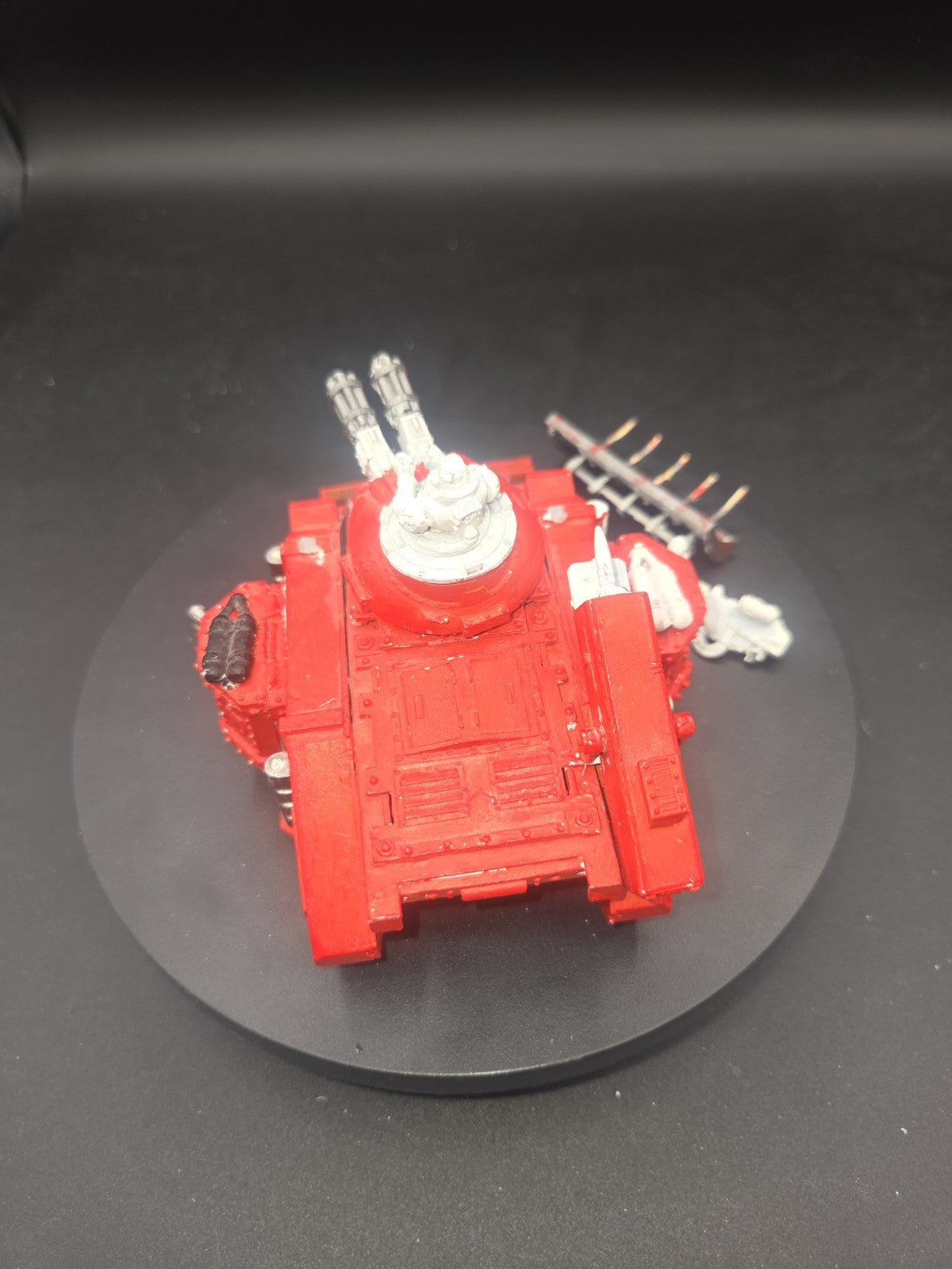 Warhammer 40k Blood Angels Baal Predator Tank 2nd Edition 1998 Metal Some paint3