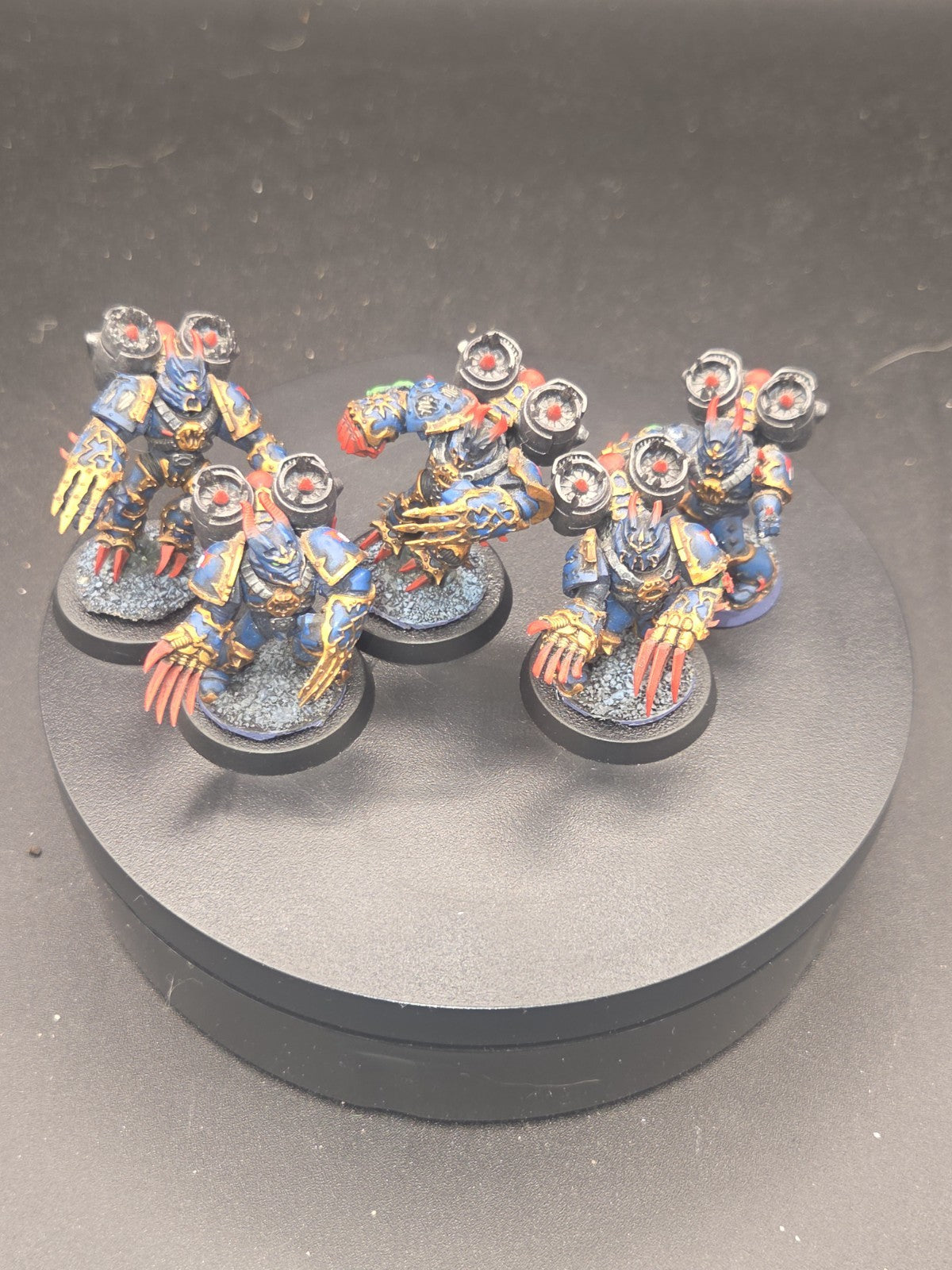 40K Warhammer Chaos Space Marines  Raptors x5 Tabletop Ready Night Lords Painted0