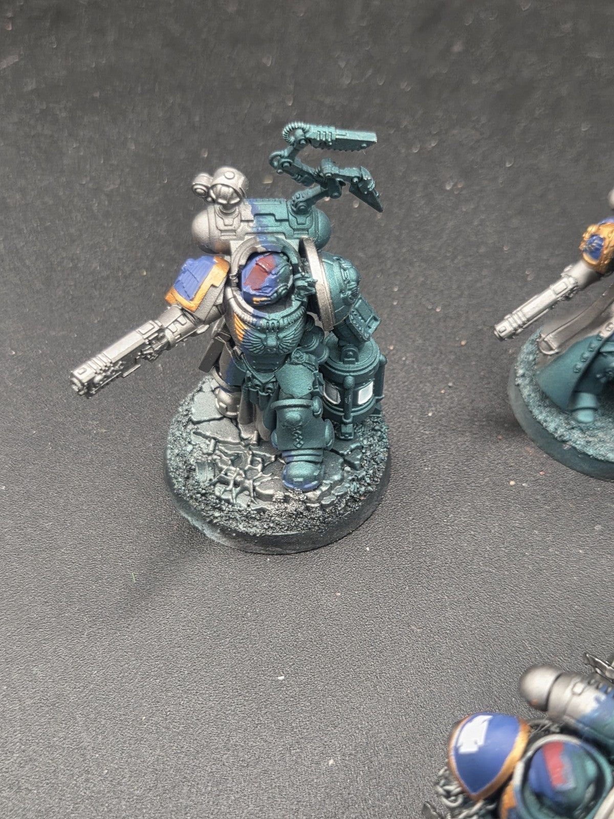 Warhammer 40k Primaris Space Marine Army Alpha Legion lot Unique Paintjob3