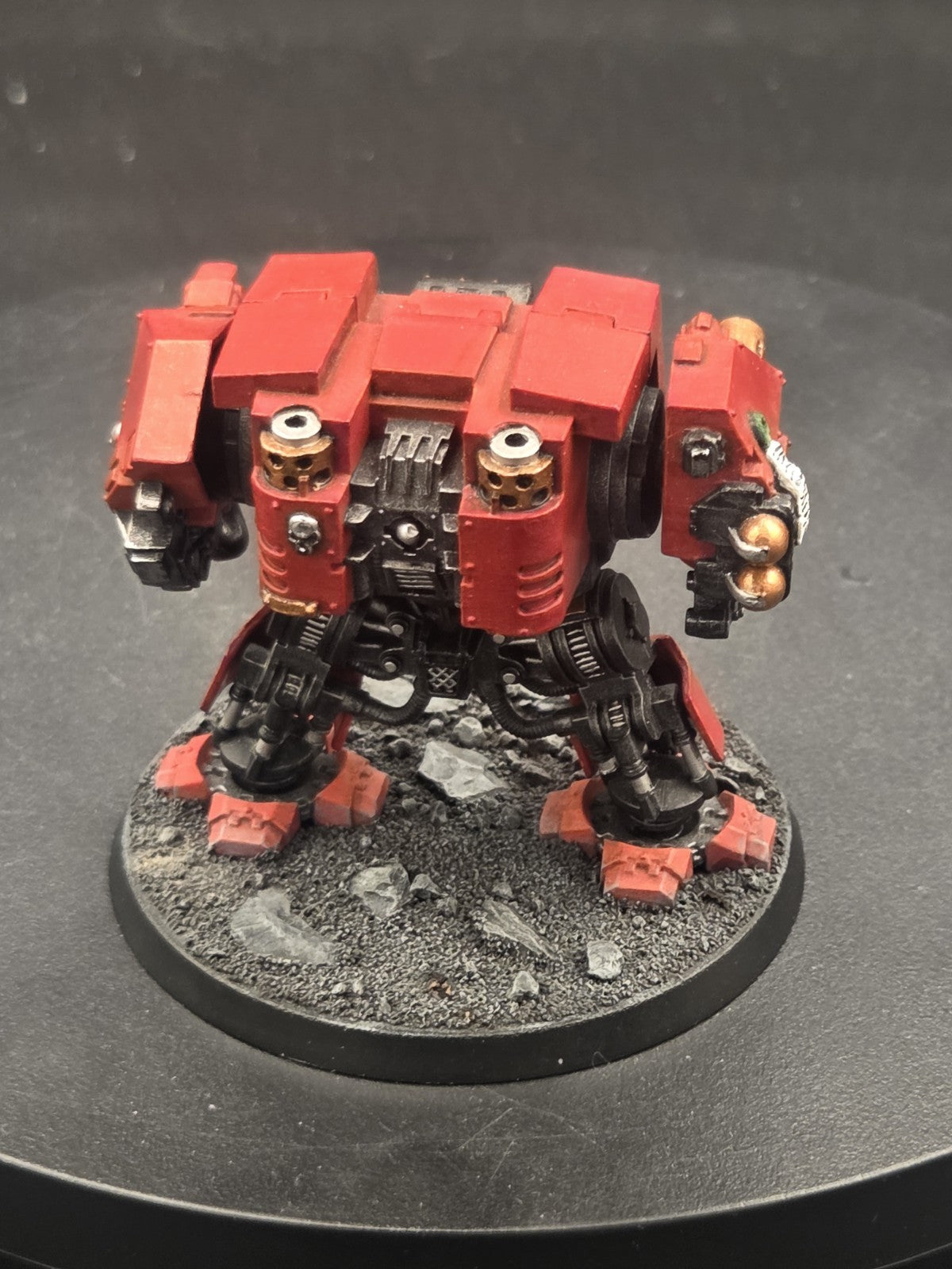 Warhammer 40K Blood Angels Dreadnought x3 Tabletop Ready paint.2