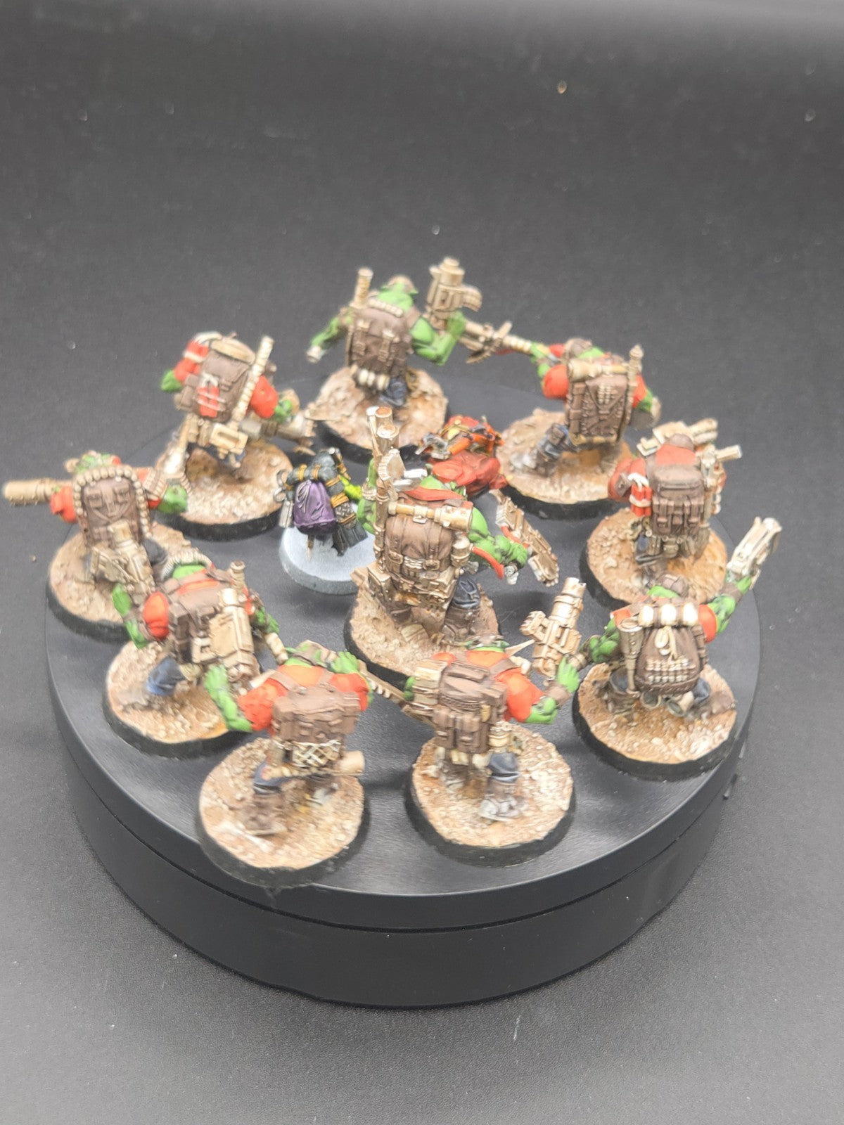 ORK KOMMANDOS KILL TEAM (12 miniatures, well-painted) GW GAMES WORKSHOP WH40K2