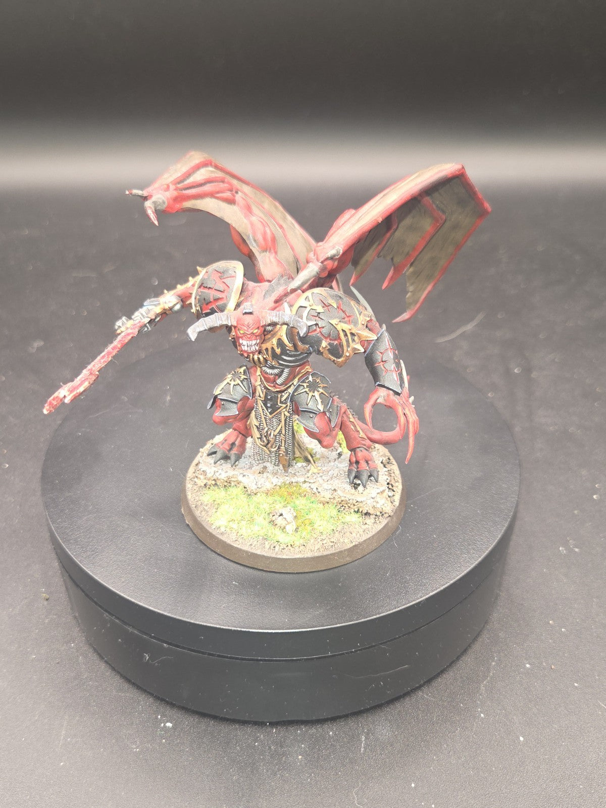 warhammer 40k Black Legion  Demon Prince Tabletop Ready Painted & Based0
