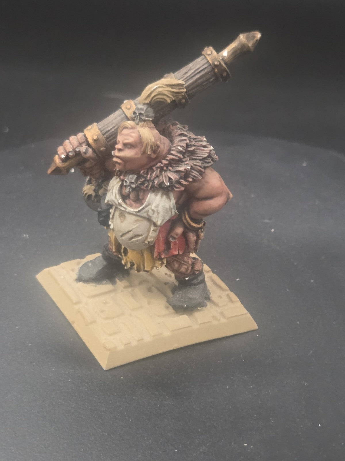 Warhammer AoS Ogor Mawtribes FEMALE OGRE MANEATER OOP metal Well Painted ***RARE1