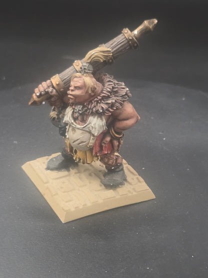 Warhammer AoS Ogor Mawtribes FEMALE OGRE MANEATER OOP metal Well Painted ***RARE1