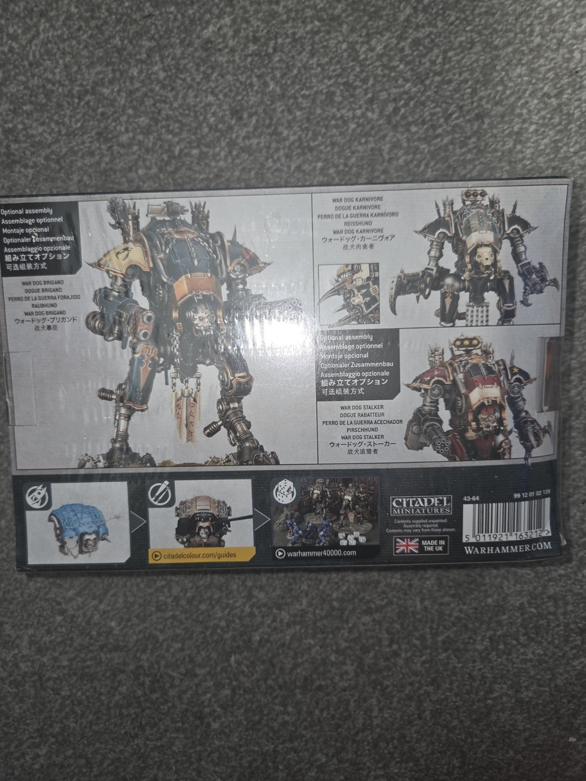 Warhammer 40K Chaos Knights Wardogs NiB Sealed1