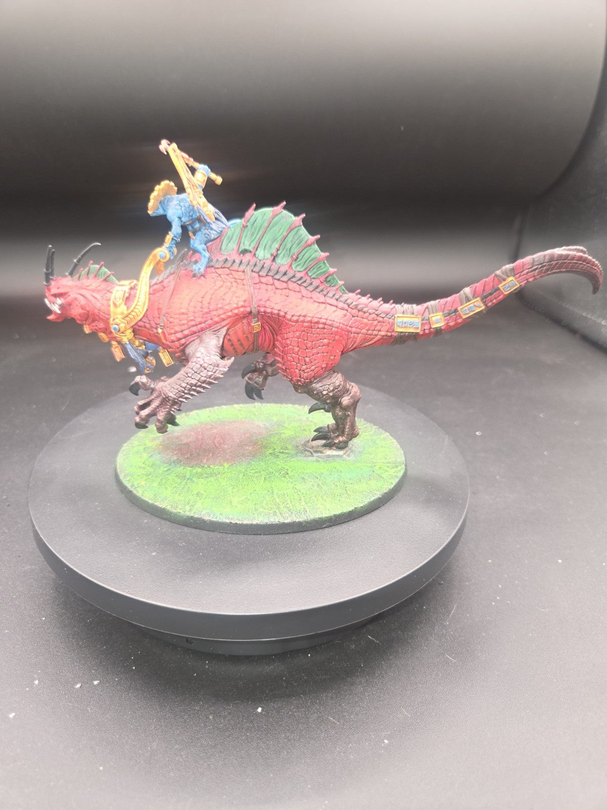 Warhammer Age of Sigmar Seraphon Troglodon well painted & based2