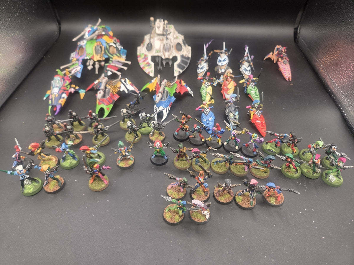 Rogue Trader Era 40k Eldar Harlequins Army Unique RT Paint jobs OOP 0