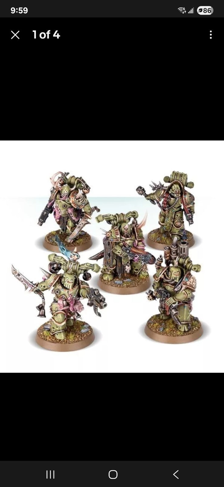 Death Guard Plague Marine x 5 Dark Imperium Chaos Space Warhammer NoS0