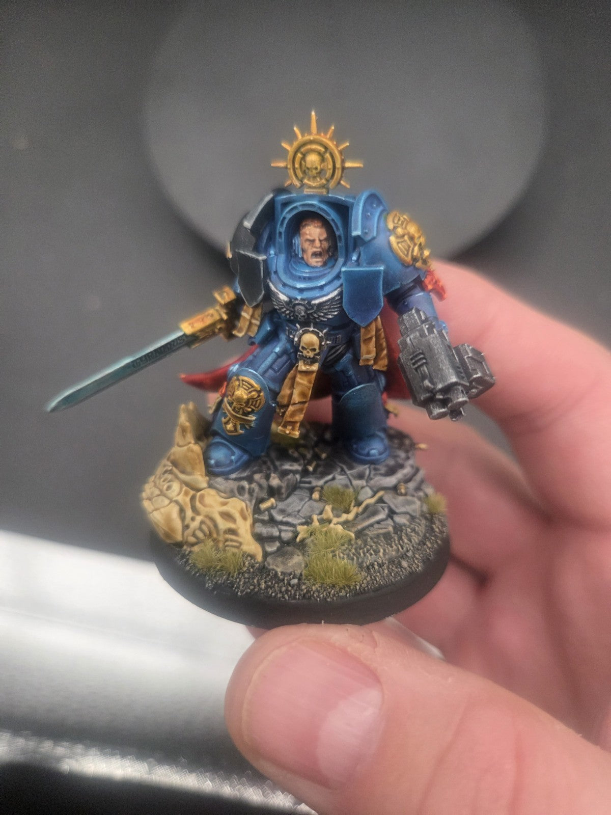Well Painted Captain in Terminator Armour  Tabletop Ready Warhammer 40k5