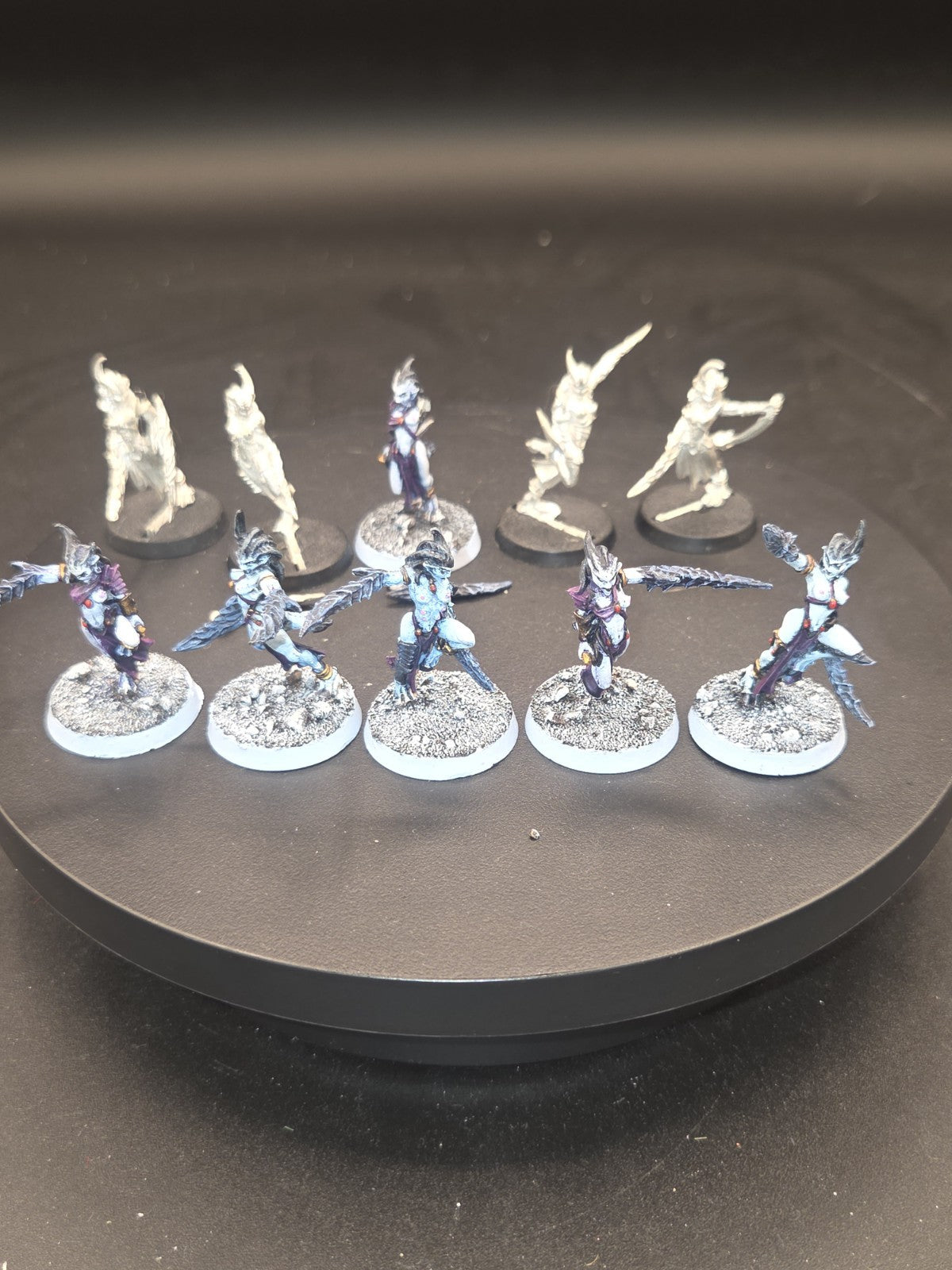 Warhammer Daemonettes of Slaanesh x10 Metal OOP Juan Diaz Sculpts partial paint 0