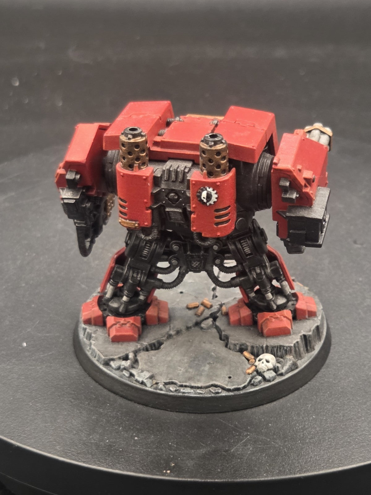 Warhammer 40K Blood Angels Dreadnought x3 Tabletop Ready paint.6