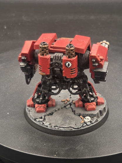 Warhammer 40K Blood Angels Dreadnought x3 Tabletop Ready paint.6
