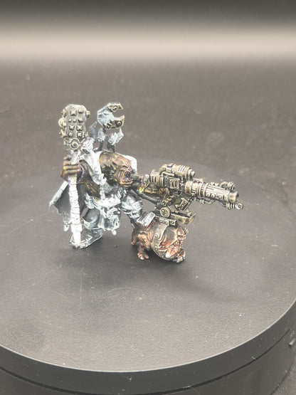 ORKS Warboss Ufthak Blackhawk Partial paint Warhammer 40K 0