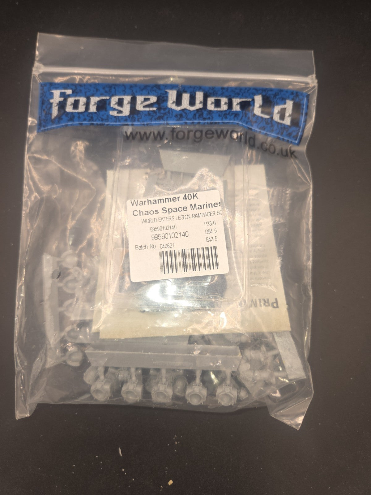 WORLD EATERS LEGION RAMPAGER SQUAD WARHAMMER 40K 40,000 FORGE WORLD ASTARTES0