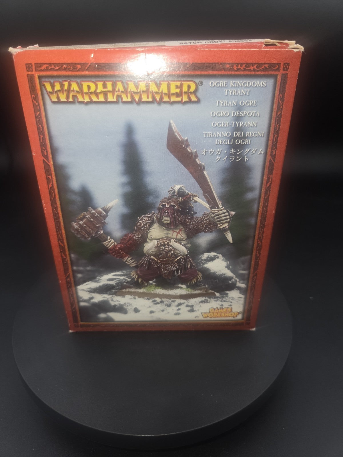 Ogre Kingdoms/ Ogor Mawtribes Tyrant : Age of Sigmar : Vintage Metal NiB0