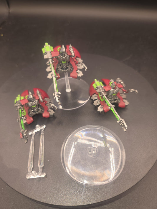Warhammer 40k Necrons Tabletop Ready Painted Lokhust Destroyers  228-120
