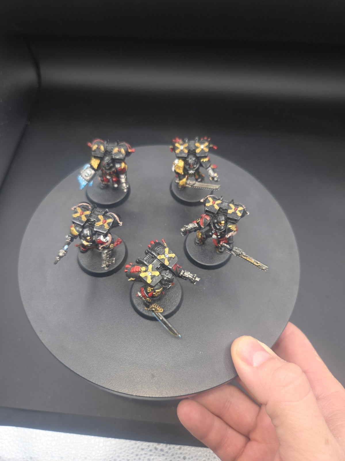 BLOOD ANGELS 5 Death Company With Jump Pack #16 Well PAINTED Warhammer 40K0