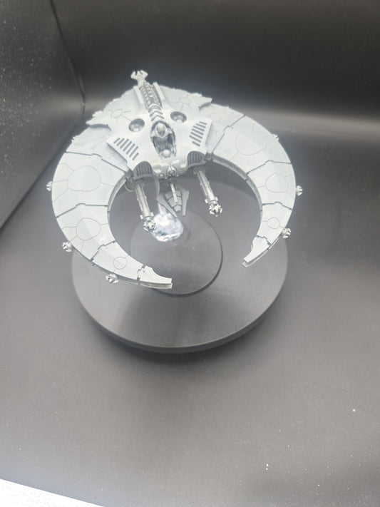 Warhammer 40k - Necron Night Scythe well built ready for paint1