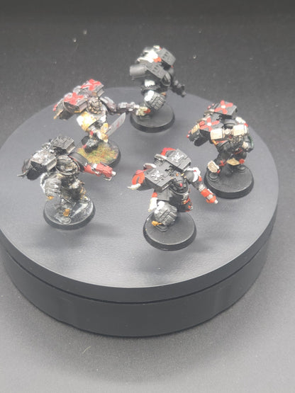 BLOOD ANGELS x5 Death Company With Jump Pack partial paint  Warhammer 40K OOP3