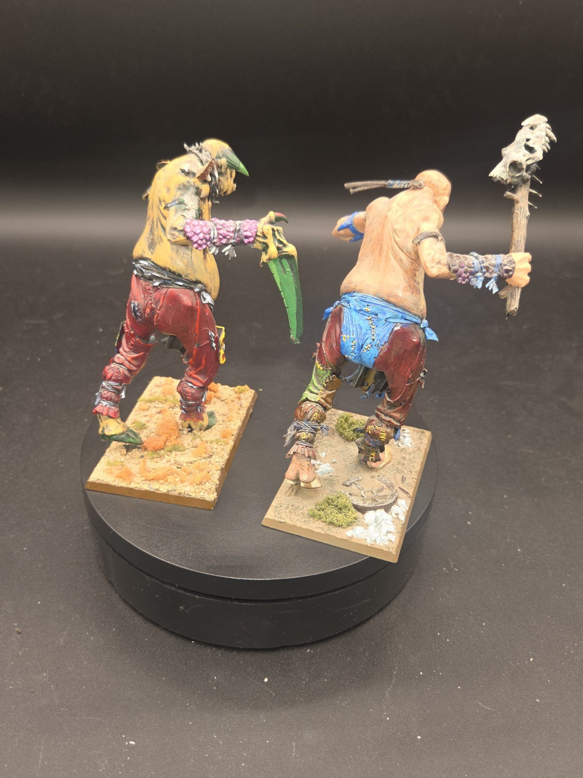 Warhammer Ogre Kingdoms Sons of Behemat Gargants x2 Tabletop Ready Painted 2