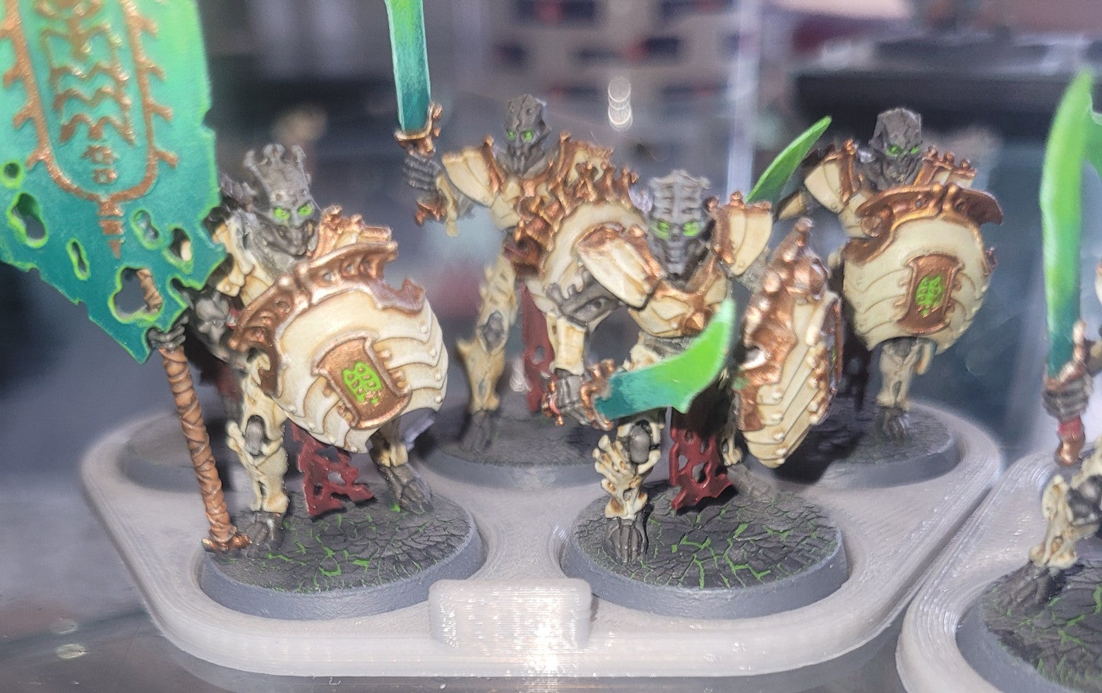 Warhammer AOS well painted and based Ossiarch Bonereapers Mortek Guard SK31523